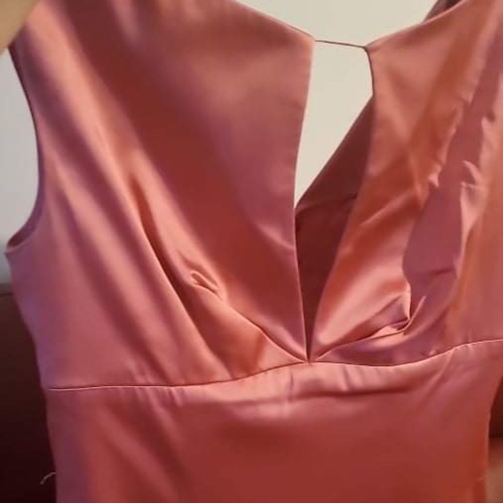 Kay Unger Satin Pink dress